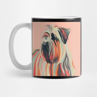 Retro Briard: Pastel Pup Revival Mug